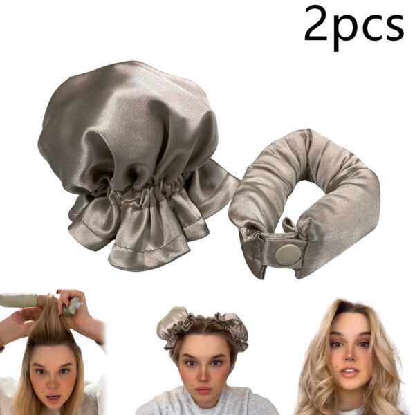 New Heatless Curl Stick With Cloth Cover Cute Ball Head Hair Curler Headband Hair Rollers Wave Form Curling Rod Hair Style Tools Gadgets - Image 9