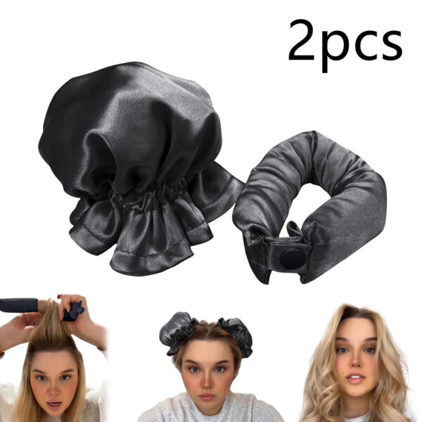 New Heatless Curl Stick With Cloth Cover Cute Ball Head Hair Curler Headband Hair Rollers Wave Form Curling Rod Hair Style Tools Gadgets - Image 3