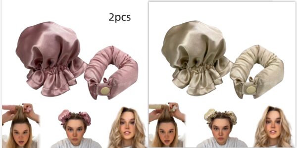 New Heatless Curl Stick With Cloth Cover Cute Ball Head Hair Curler Headband Hair Rollers Wave Form Curling Rod Hair Style Tools Gadgets - Image 7